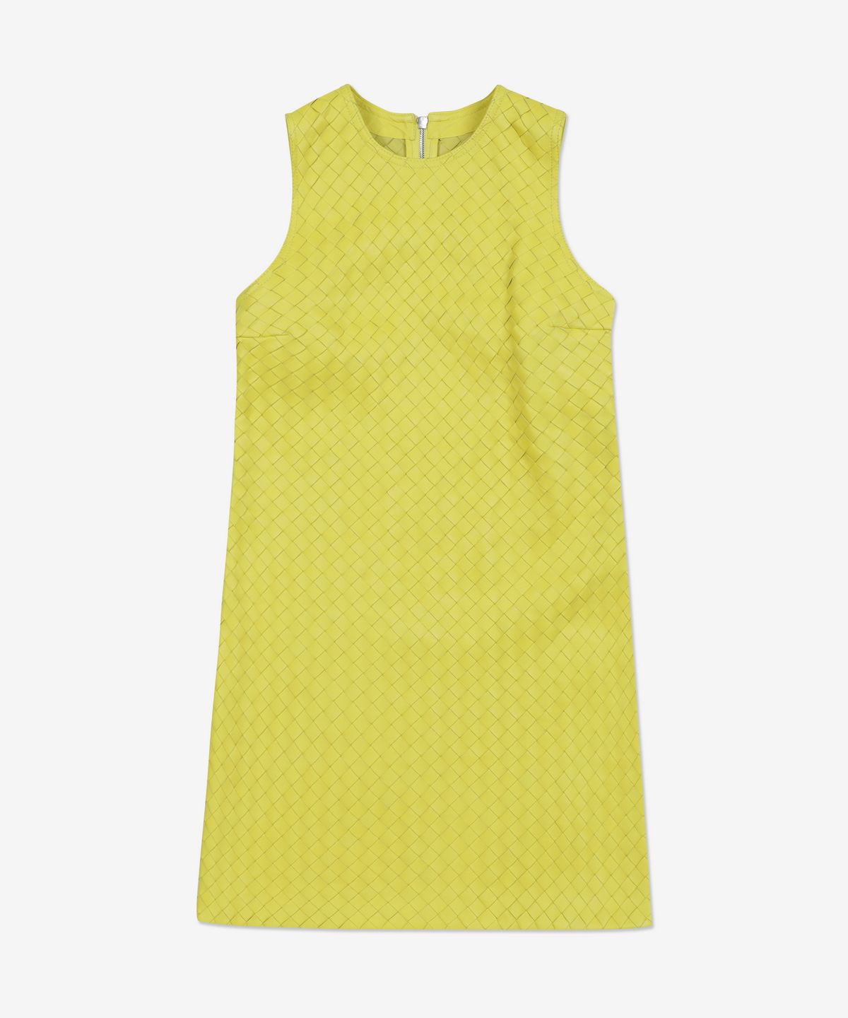 보테가베네타(BOTTEGA VENETA) 인트레치아토 미니 드레스 - 옐로우 / 727797V2JG07193