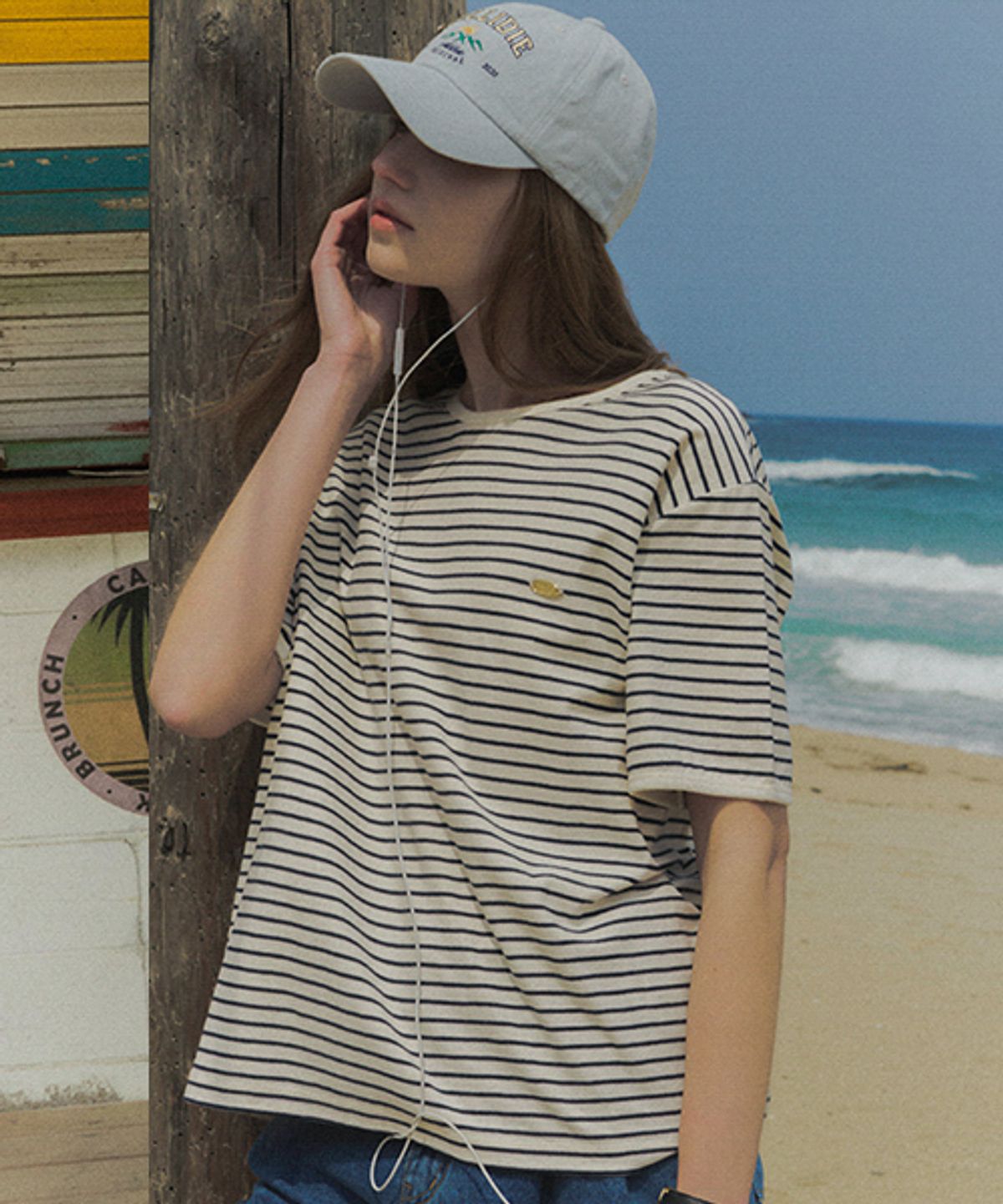 틸아이다이(TILL I DIE) Cotton stripe T-shirt[2color]