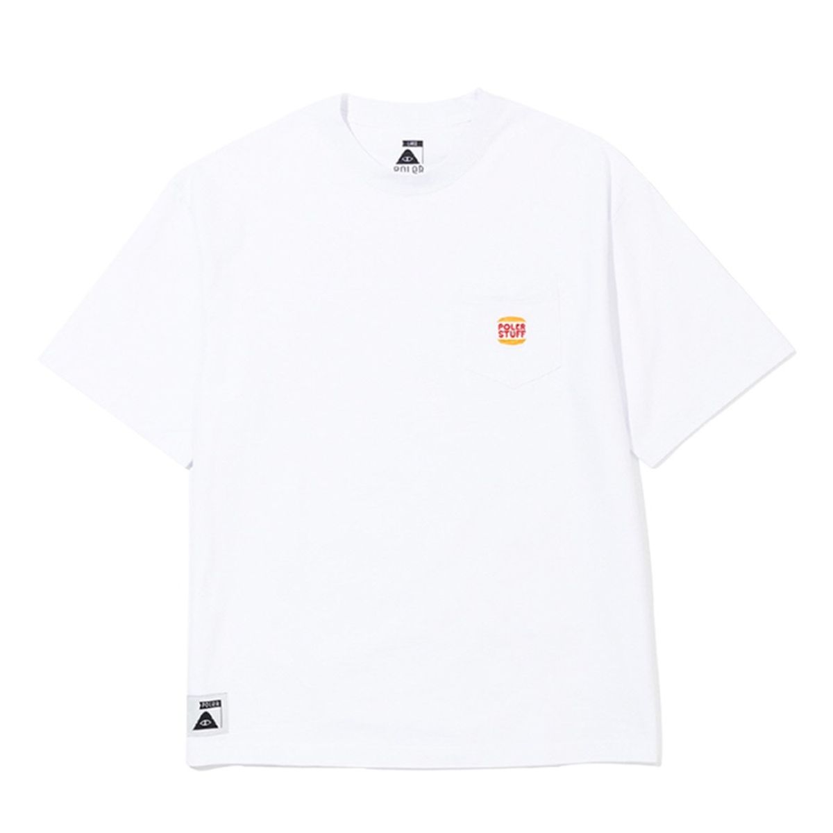 폴러스터프(POLERSTUFF) 스팀드 햄스 포켓 리렉스핏 티 WHITE