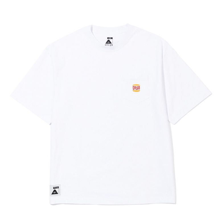 스팀드 햄스 포켓 리렉스핏 티 WHITE