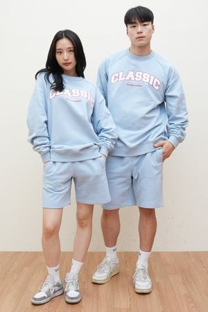클래식 헤비 스웨트셔츠 (스카이블루)