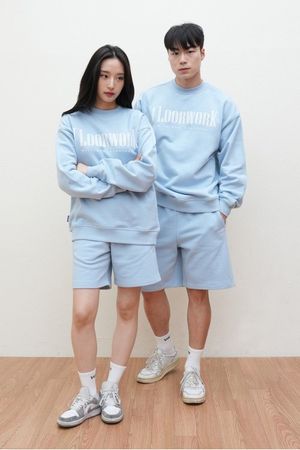 플로어워크 헤비 스웨트셔츠 (스카이블루)