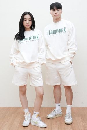 플로어워크 헤비 스웨트셔츠 (아이보리)