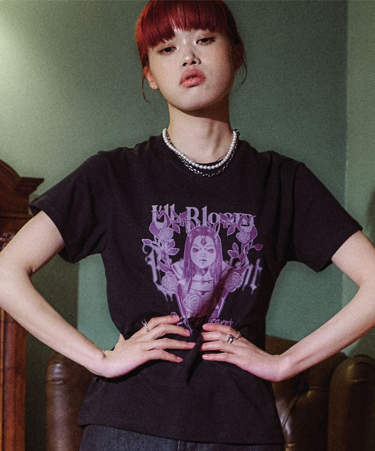 이퓨원트(IFYOUWANT) Close Witch TEE black