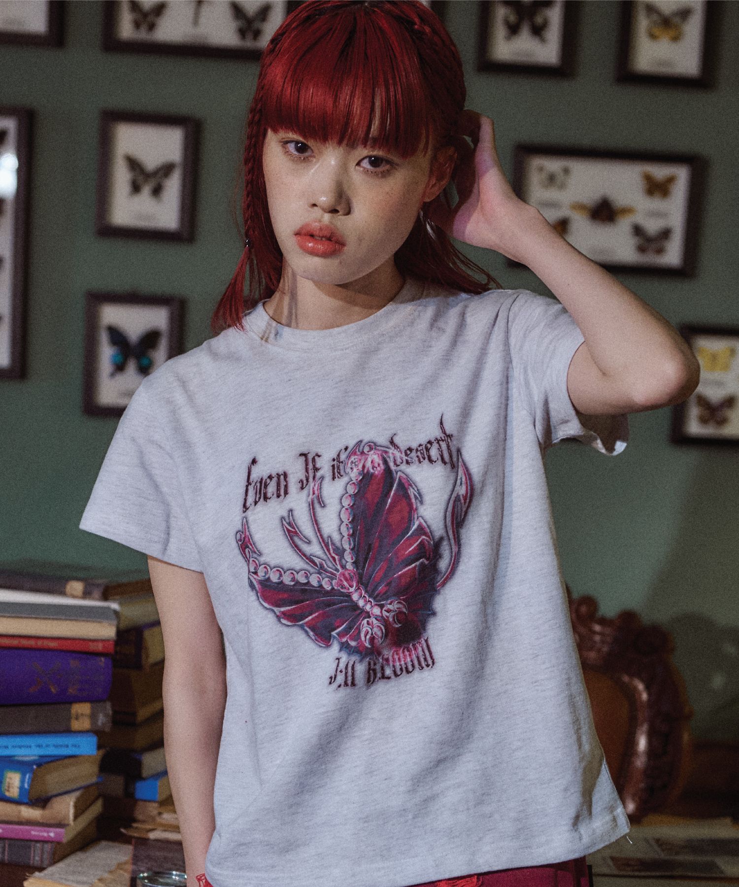 【IFYOUWANT】Muter TEE MUSINSA | IFYOUWANT Muter TEE whitegray