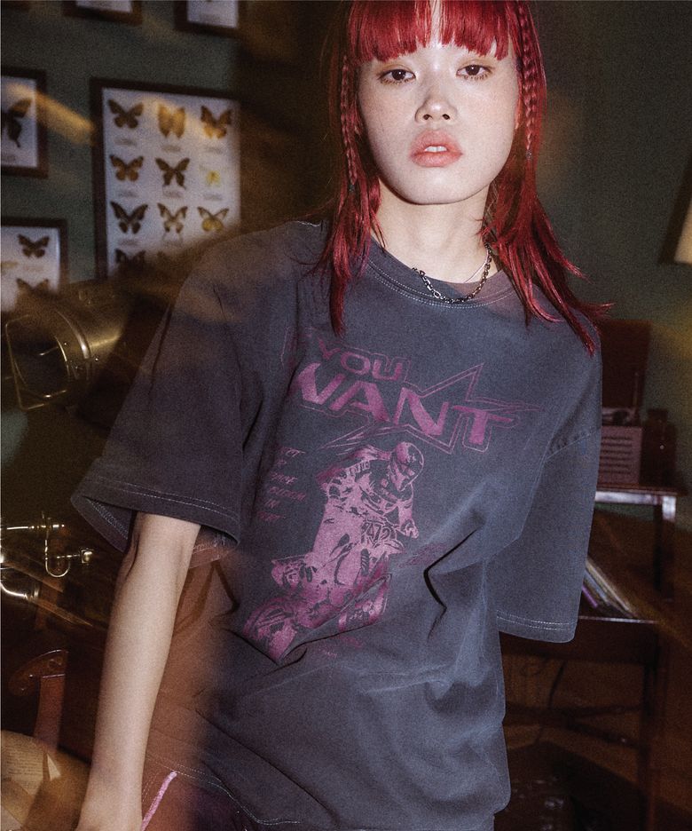 Motorcycle pigment TEE smoke black