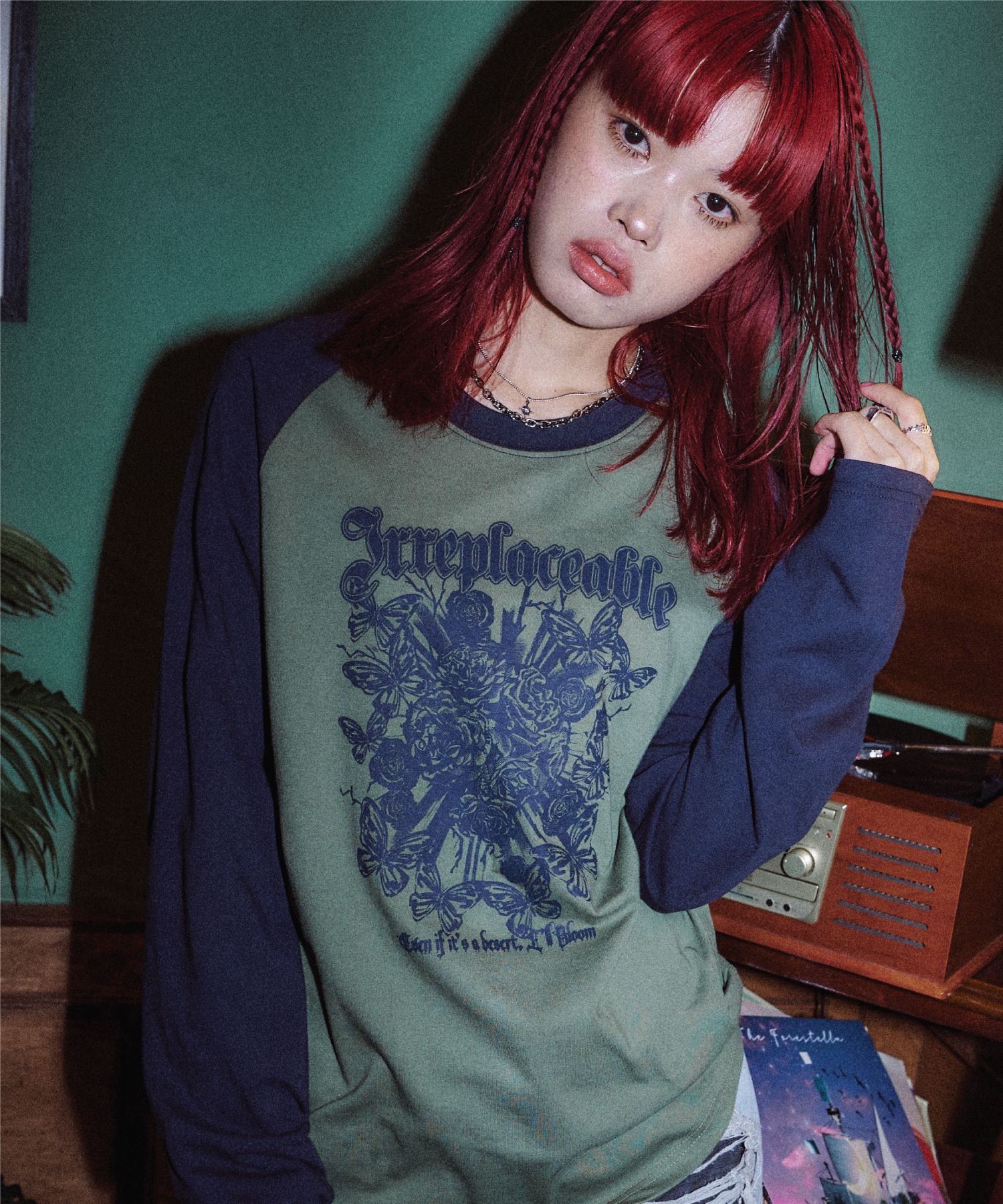 【IFYOUWANT】Precious Raglan Longsleeves MUSINSA | IFYOUWANT Precious Raglan Longsleeves khaki