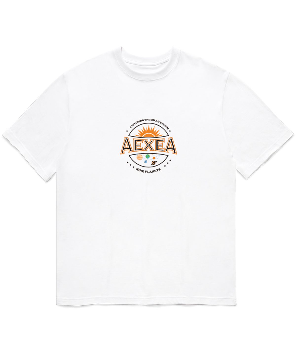 엑시아(AEXEA) 태양계행성 반팔티셔츠 F03BRD_ABX10950