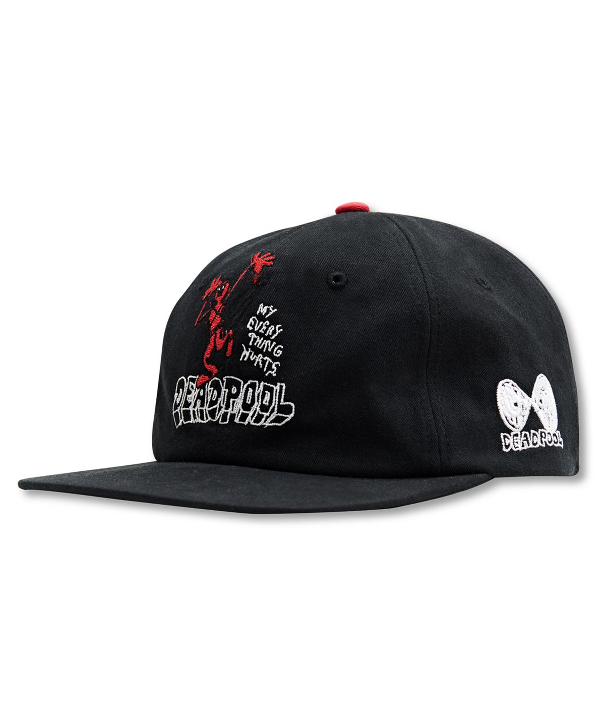 예스아이씨(YESEYESEE) Y.E.S x Deadpool Cap Black