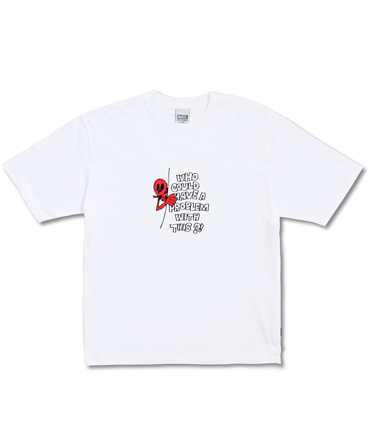 예스아이씨(YESEYESEE) Y.E.S x Deadpool Problem Tee White