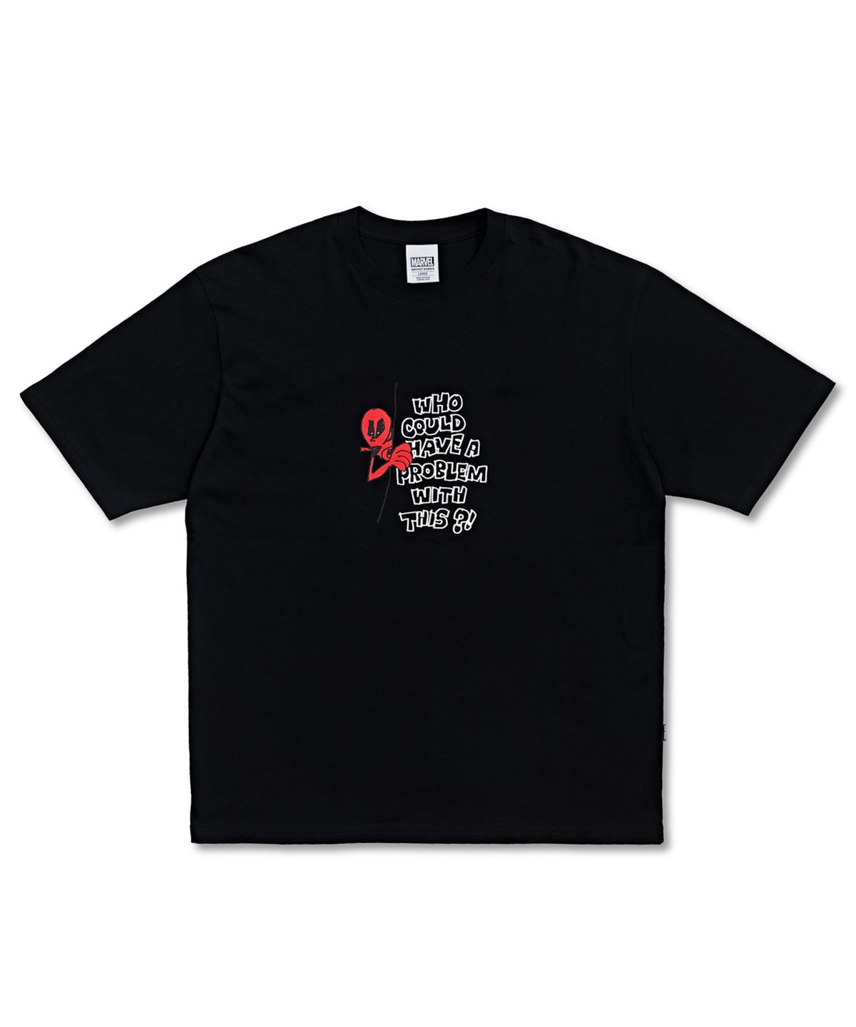 예스아이씨(YESEYESEE) Y.E.S x Deadpool Problem Tee Black