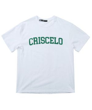 (공용) 스쿨 티셔츠 - (G 화이트 20수 오버핏)