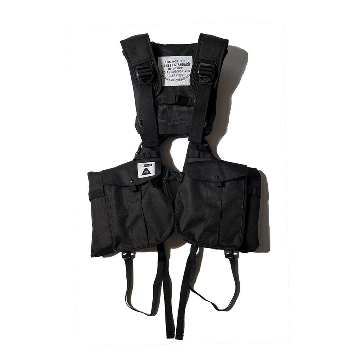 폴러스터프(POLERSTUFF) 캠프바이브스 플로팅 코듀라 베스트 BLACK
