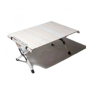 어저스터블 롤탑 우드 테이블 WHITE