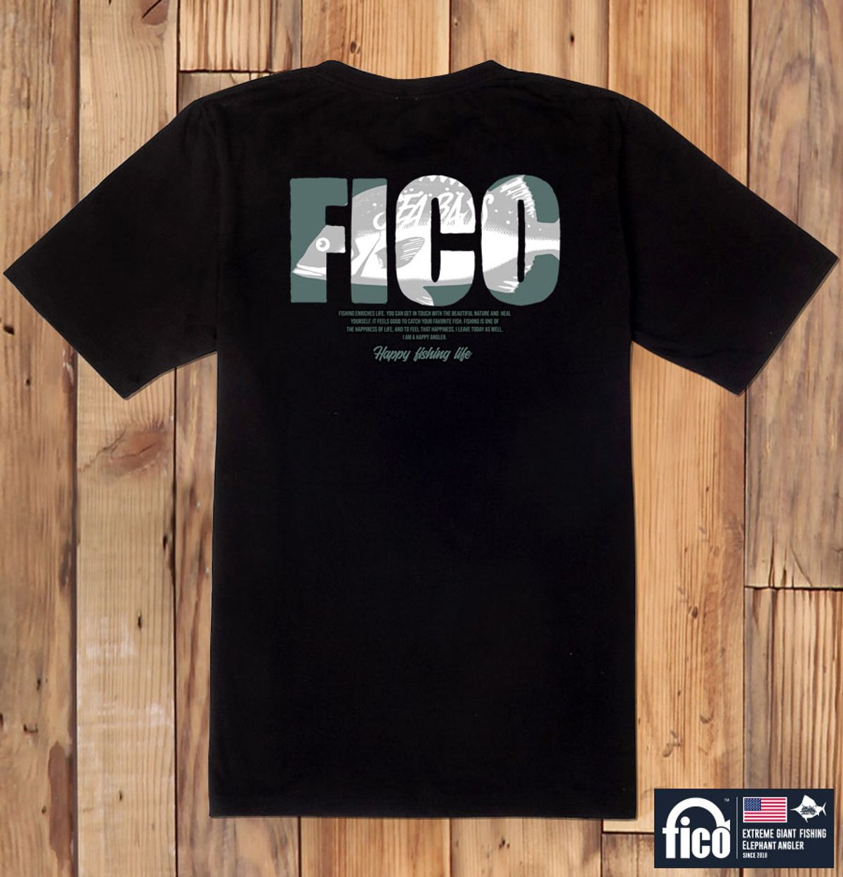 돌돌(DOLDOL) FICO_tshirts-99 익스트림 낚시 브랜드 피코 시즌2 캐릭터 그래픽 디자인 티셔츠