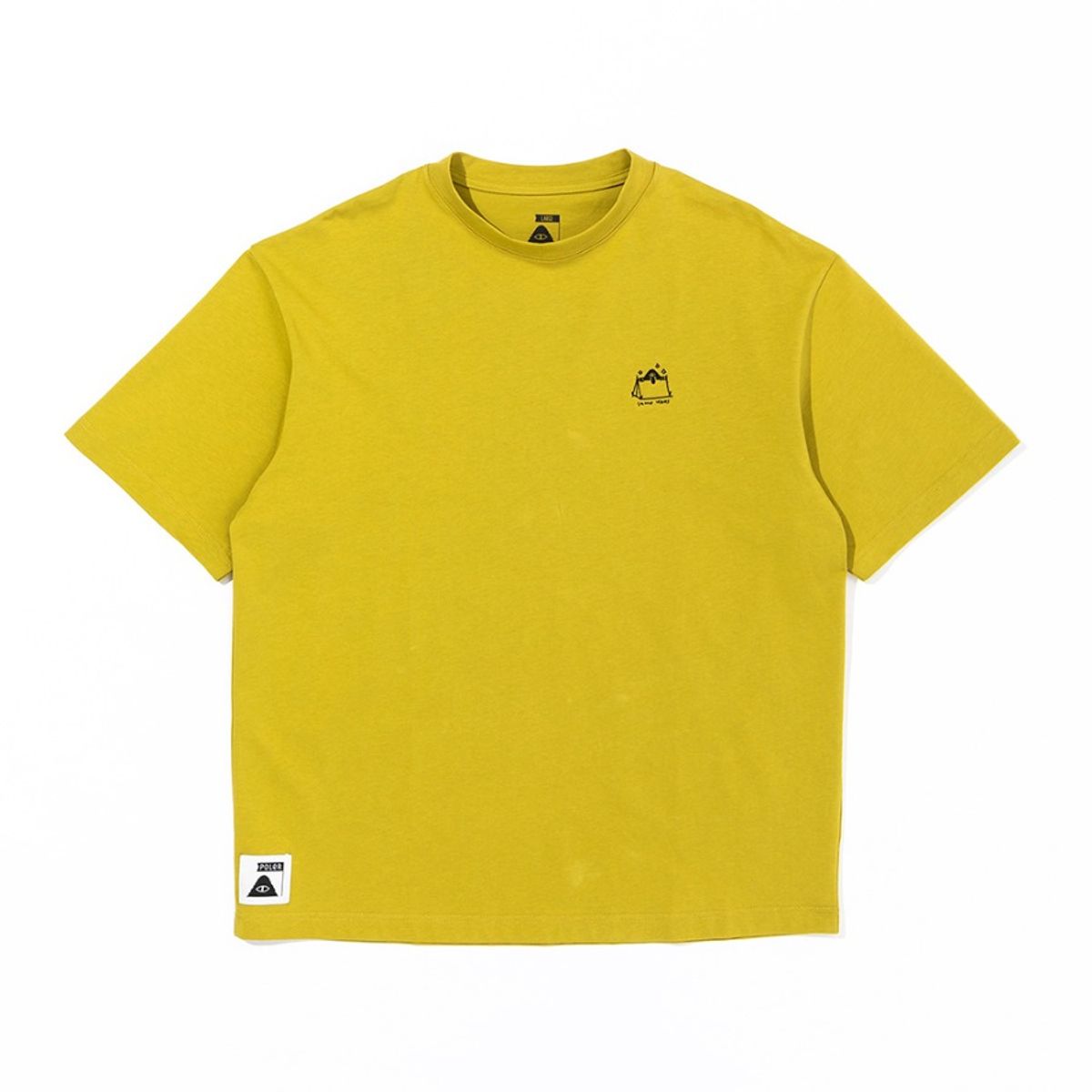 폴러스터프(POLERSTUFF) 캠프 바이브스 릴렉스핏 티 CITRON