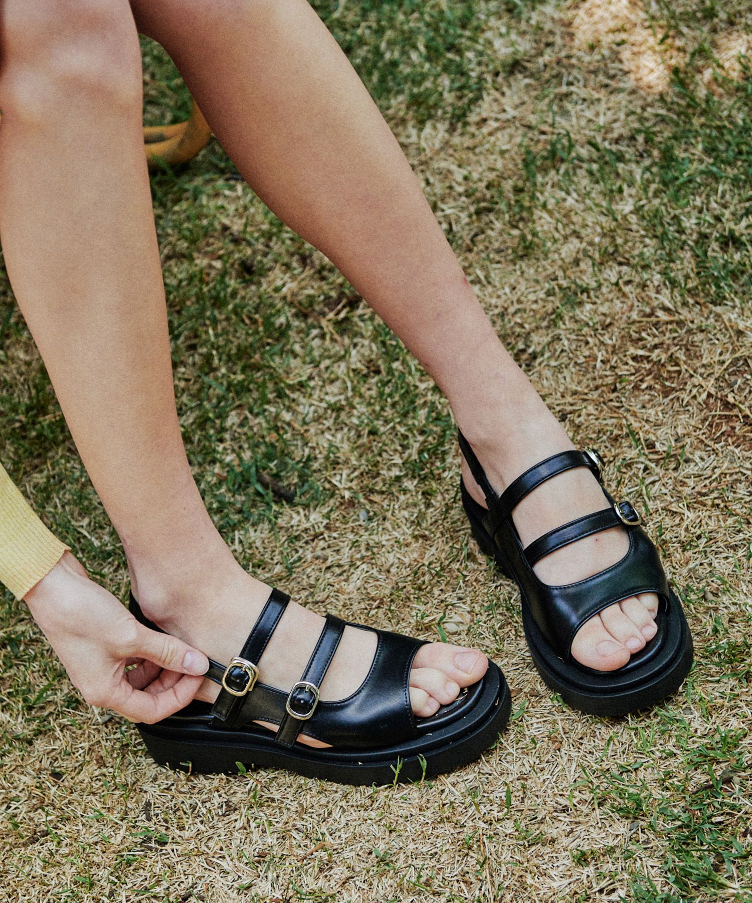 ★MAC MOC★ 2Color Trendy Strap Sandals 55Cm MUSINSA | MACMOC Avecque 2Color Trendy Strap Sandals 5.5Cm