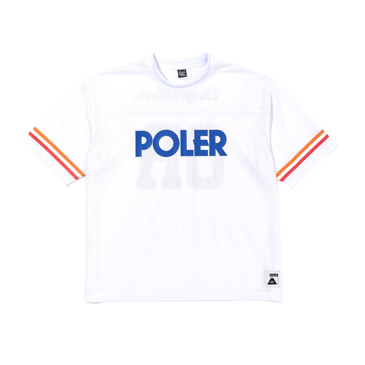 폴러스터프(POLERSTUFF) 숏슬리브 메쉬 저지 WHITE