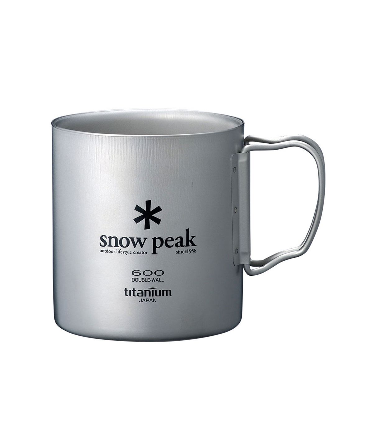 스노우피크(SNOWPEAK) 티탄더블머그600(R) / MG-054R