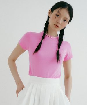 TIR BASIC T-SHIRTS HOT PINK