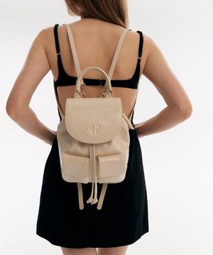 CHRISTINE MINI BACKPACK(BRIE CHEESE)