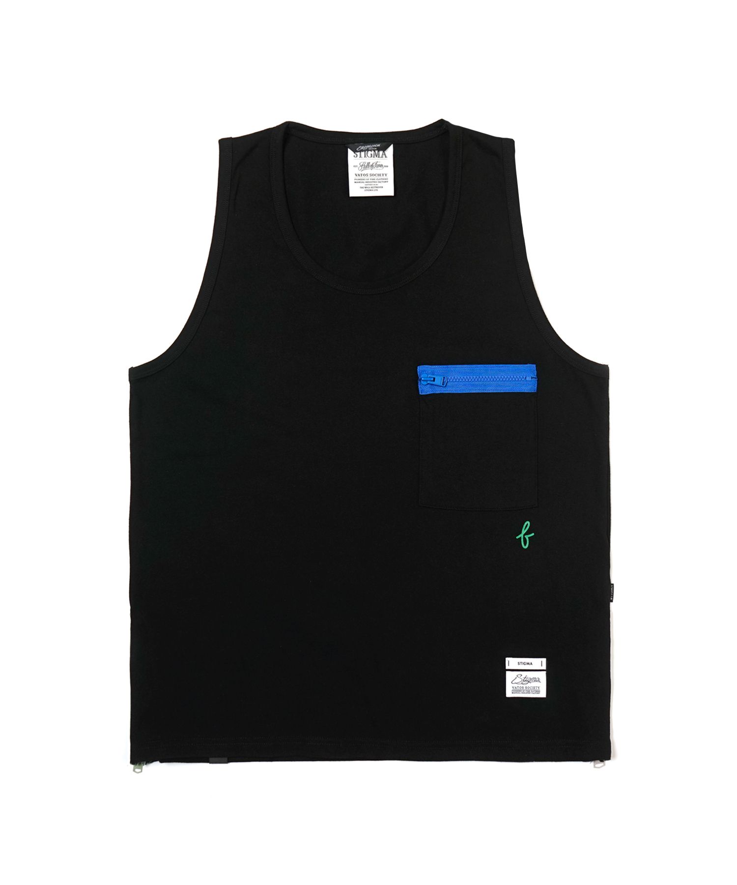 [ STIGMA ]★23 ZIPPER OVERSIZED SLEEVELESS MUSINSA | STIGMA 23 ZIPPER OVERSIZED SLEEVELESS BLACK