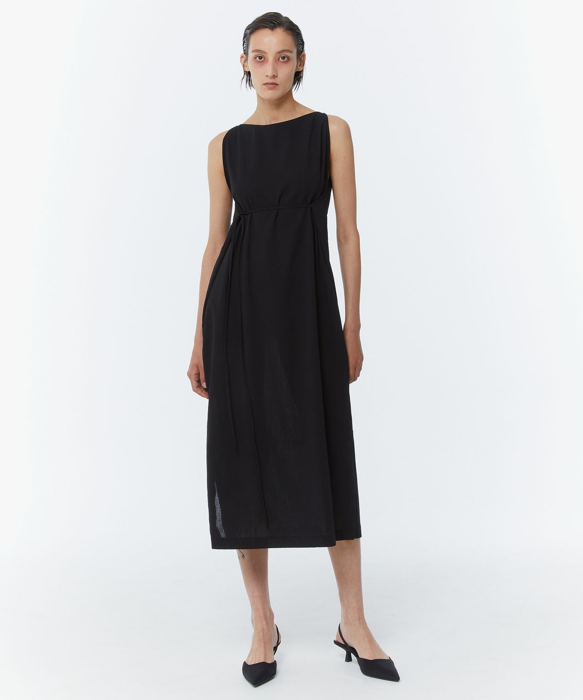 킴도(KIMDOH) LINEN DRESS BLACK