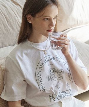 마르게리트 티셔츠 - 화이트
