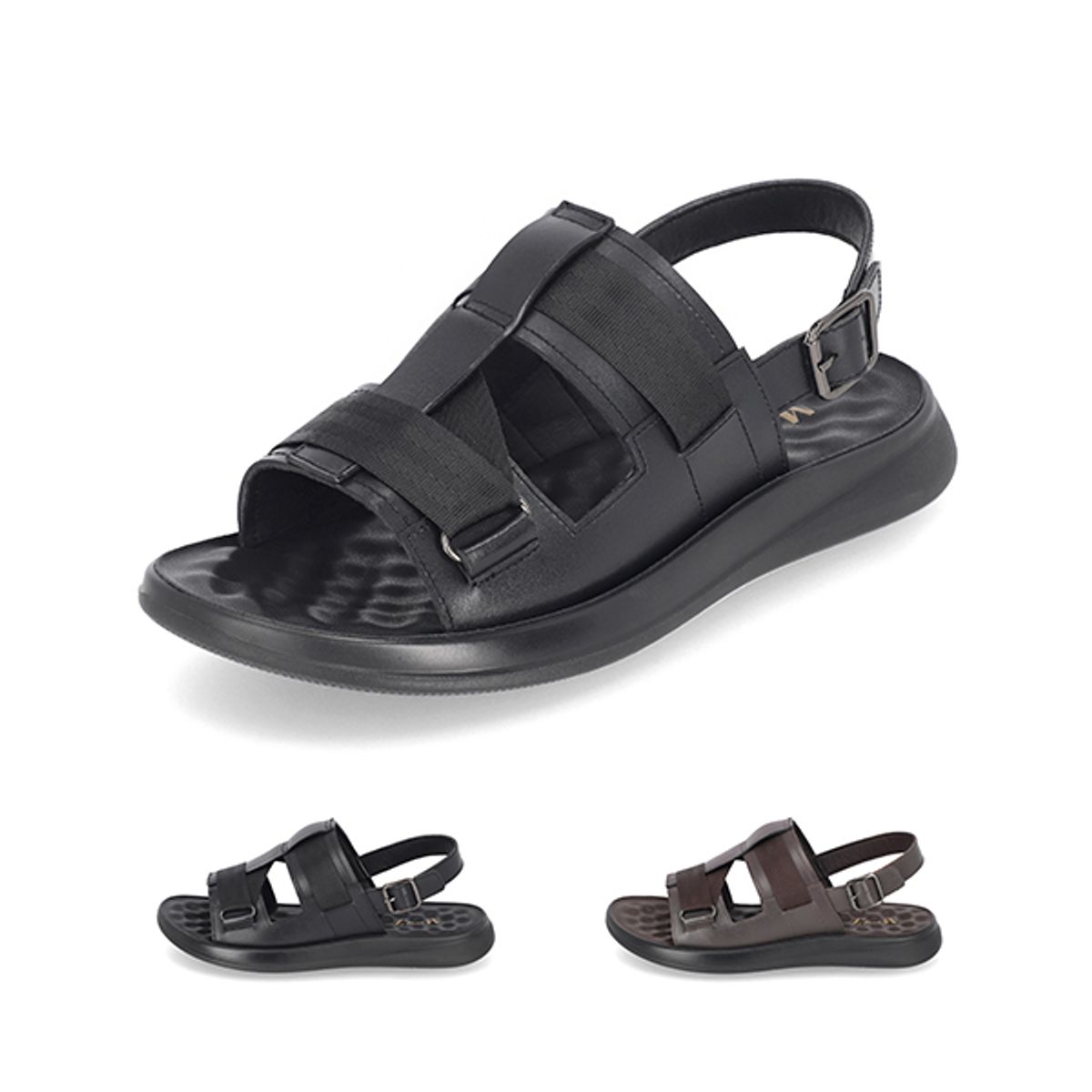 엘칸토(ELCANTO) 마쯔 남성 웨빙 포인트 쿠셔닝 샌들 2.5cm LCMW03M326