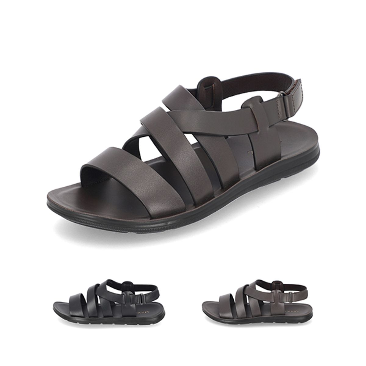 엘칸토(ELCANTO) 마쯔 남성 모던 스트랩 샌들 2cm LCMW01M326