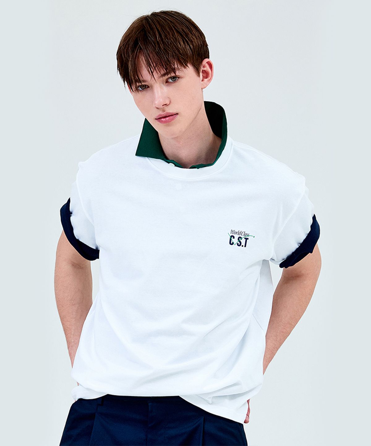 클로브(CLOVE) [23SS clove] Graphic Logo T-Shirt (White)