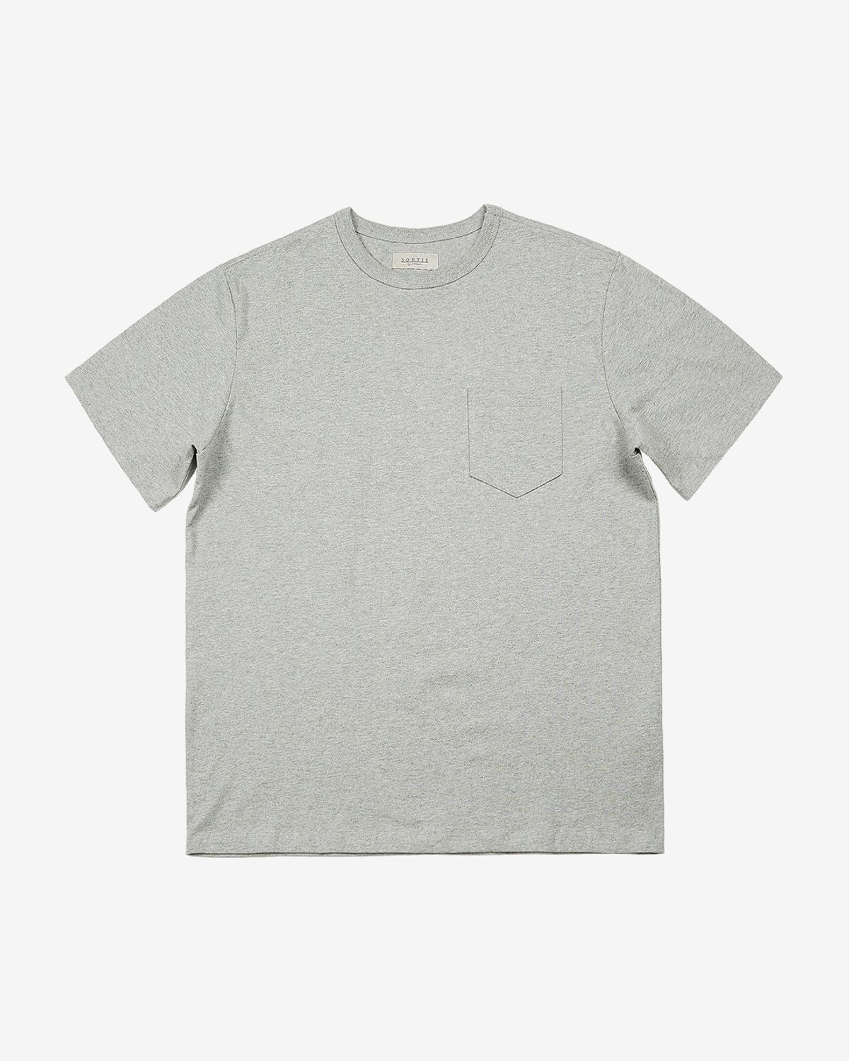 솔티(SORTIE) Essential Comfort Poket T-Shirts (Gray)