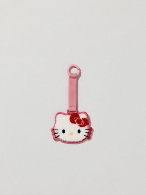 LPK Face Keyring Hello Kitty Red
