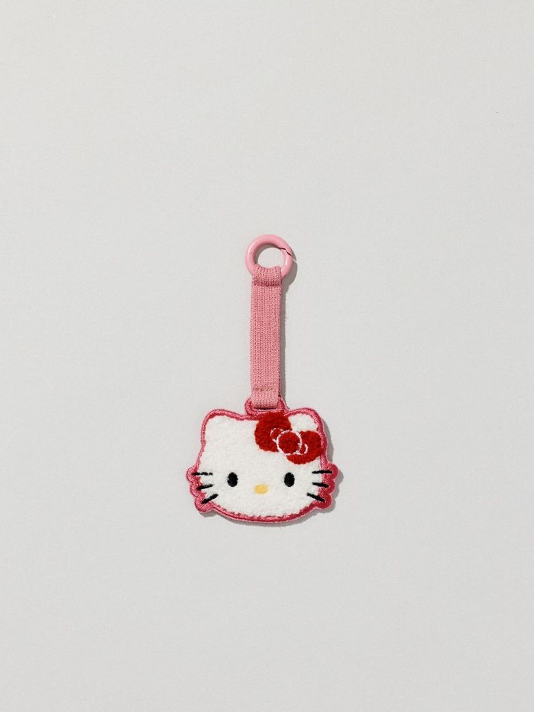 LPK Face Keyring Hello Kitty Red