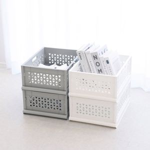 슬라이딩 수납정리함 리빙박스 폴딩박스 L 6개