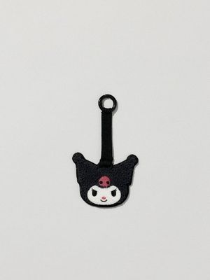 LPK Face Keyring Kuromi Black