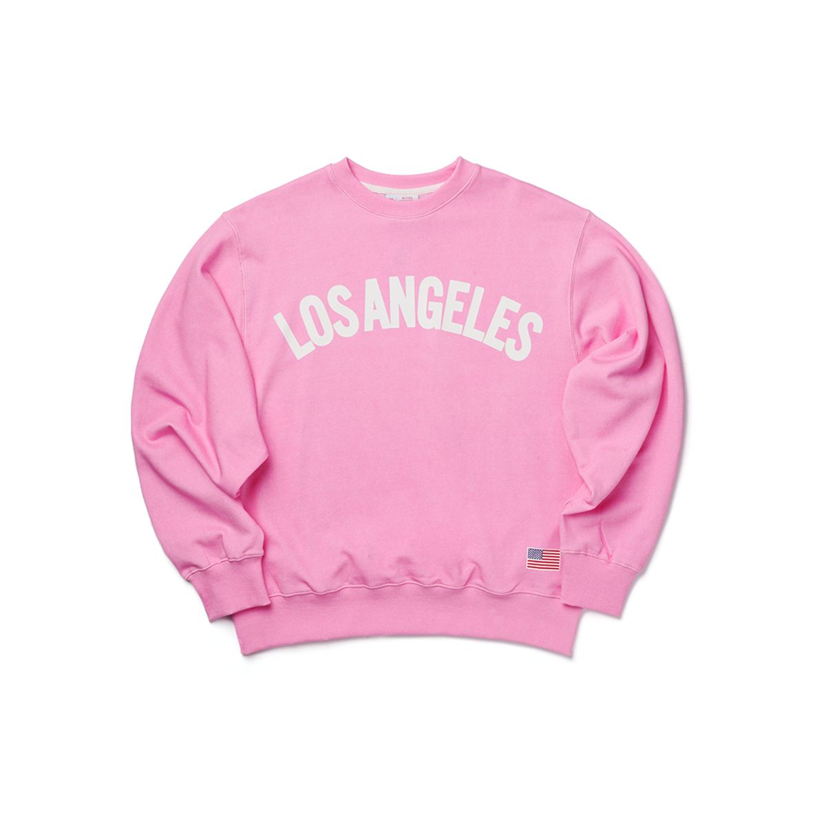 호텔세리토스(HOTEL CERRITOS) Los Angeles Washing Sweat-Shirt [Pink]