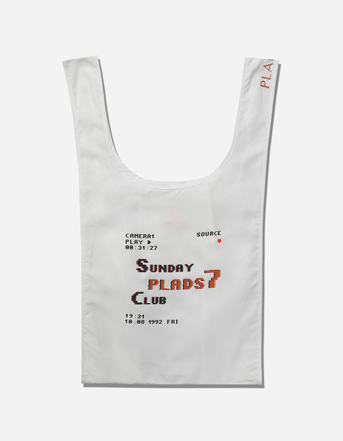 플라즈(PLADS7) SUNDAY PLADS CLUB 레트로 로고 패커블 백_M230CBP314M