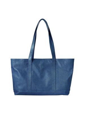 Coated Denim Chillin Bag (indigo)