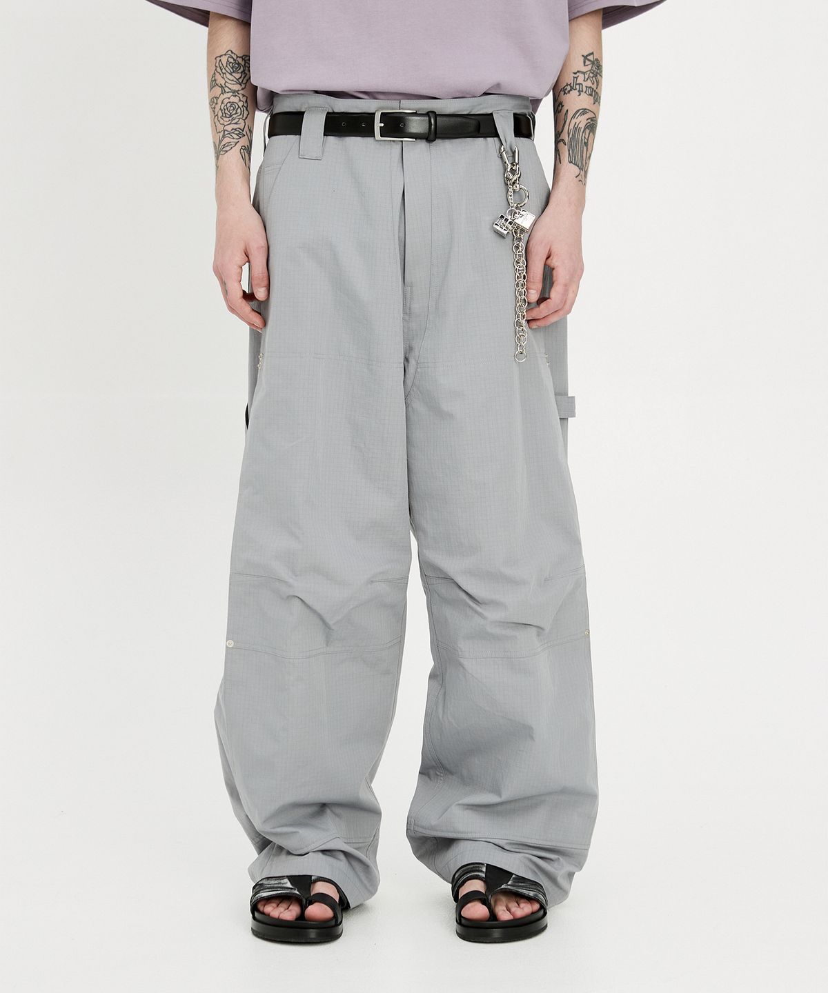 이에이(IEY) MAC CARPENTER PANTS Grey