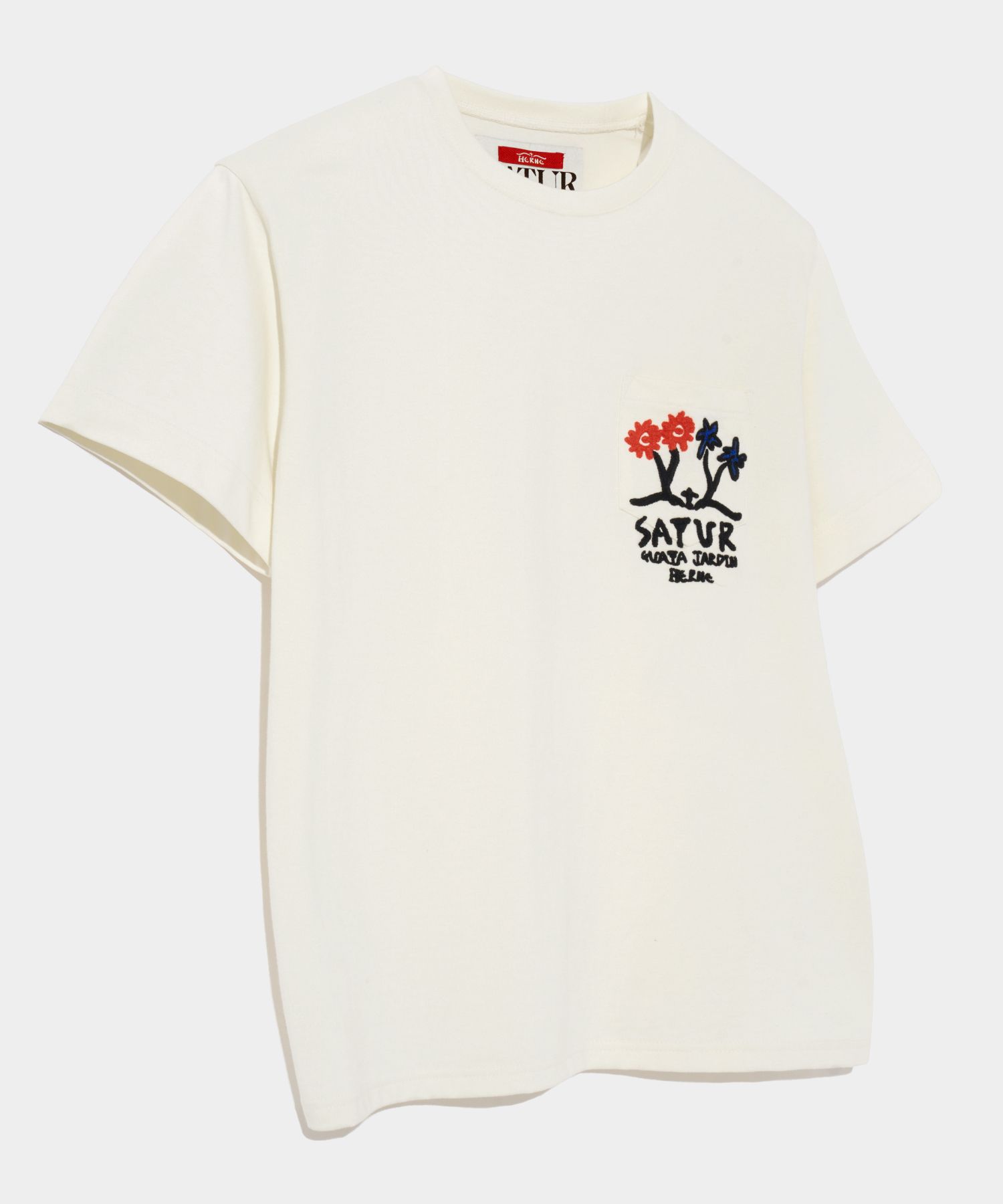 【新品未着用】SATUR Short Sleeve T-Shirt Ivory MUSINSA公式 | SATUR [Satur X Hercy] Guata Jardin : Fleur