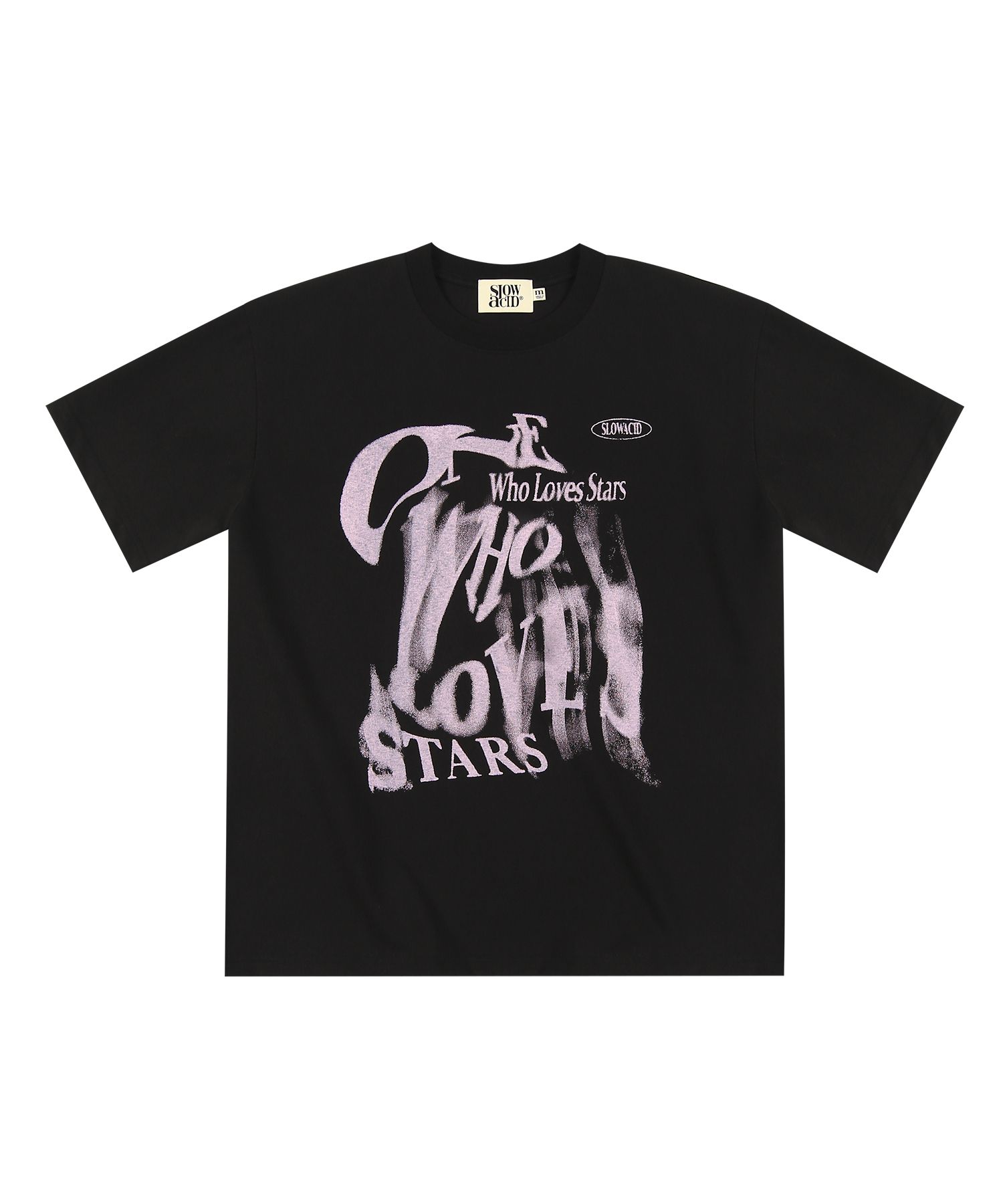 ◆SLOWACID GRAIN LOGO Tシャツ/4色◆ MUSINSA | SLOWACID Grain Logo Short Sleeve T-Shirt [Black]