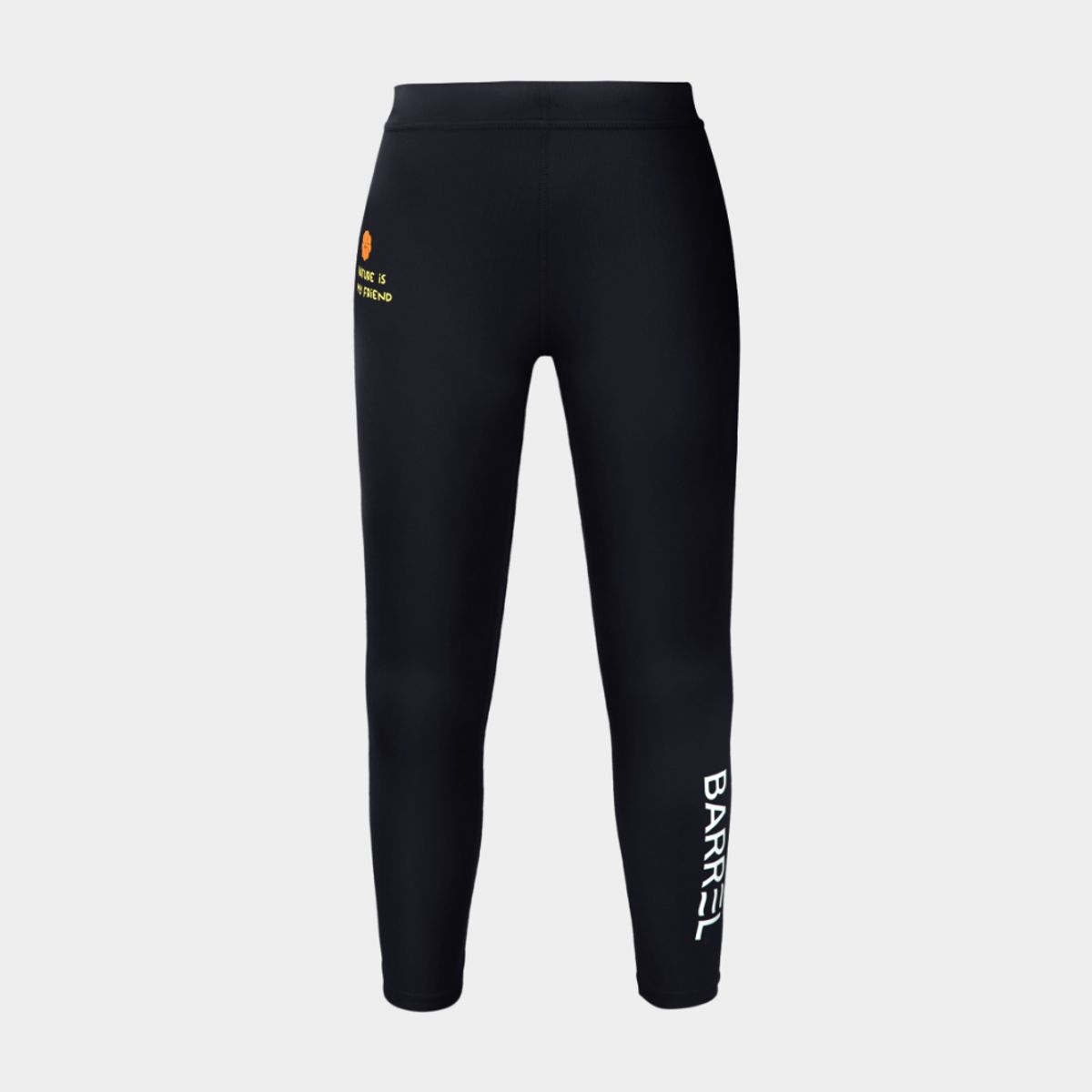 배럴(BARREL) 키즈 선셋 팜팜 워터 레깅스 블랙 (B3SKWLG004BLK)