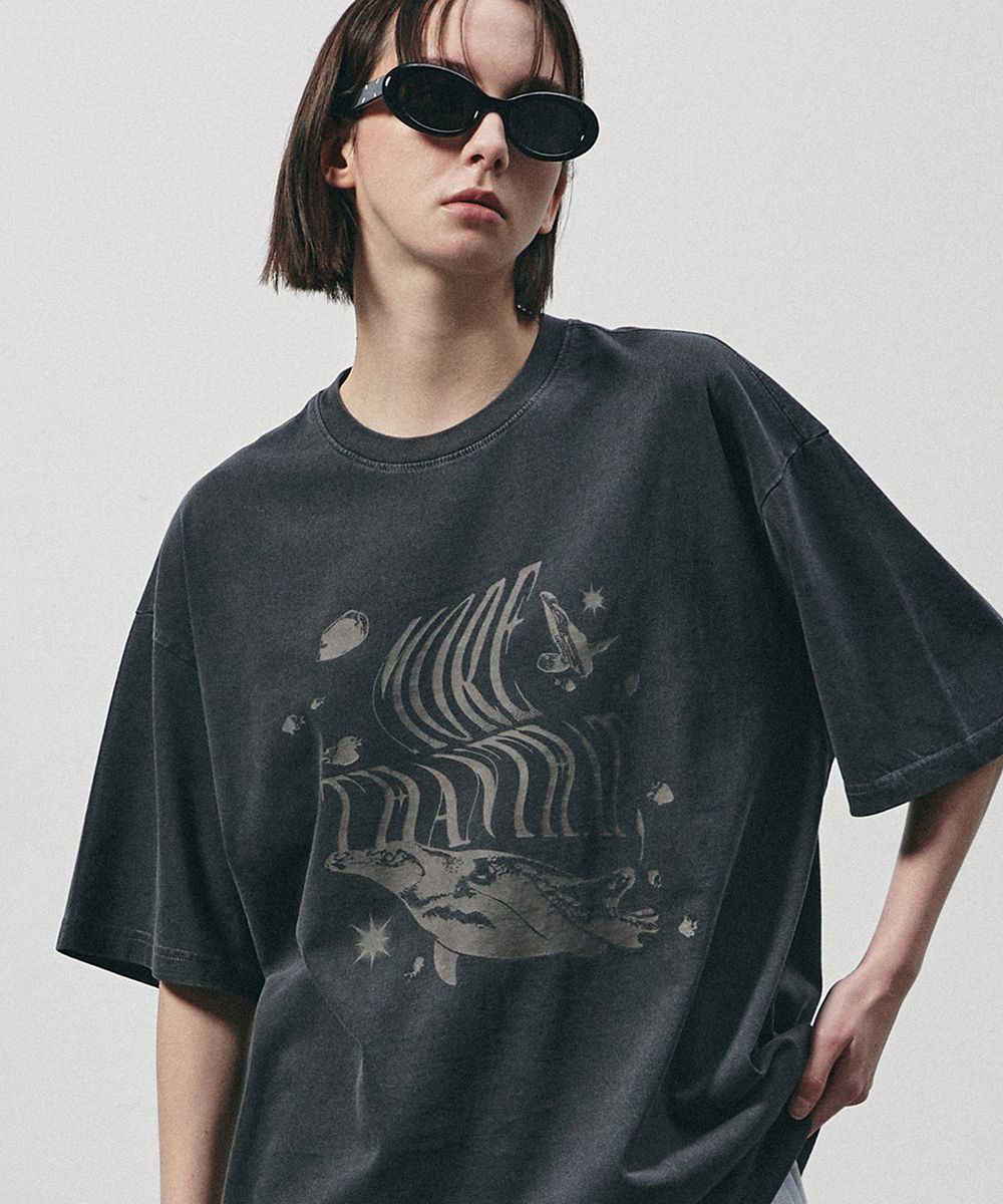 MUSINSA公式 | COVERNAT Busan T-shirt black