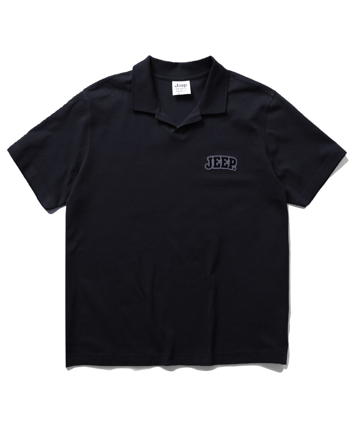 지프(JEEP) Gorpcore Applique-logo PK Shirts (JO5TSU152BK)