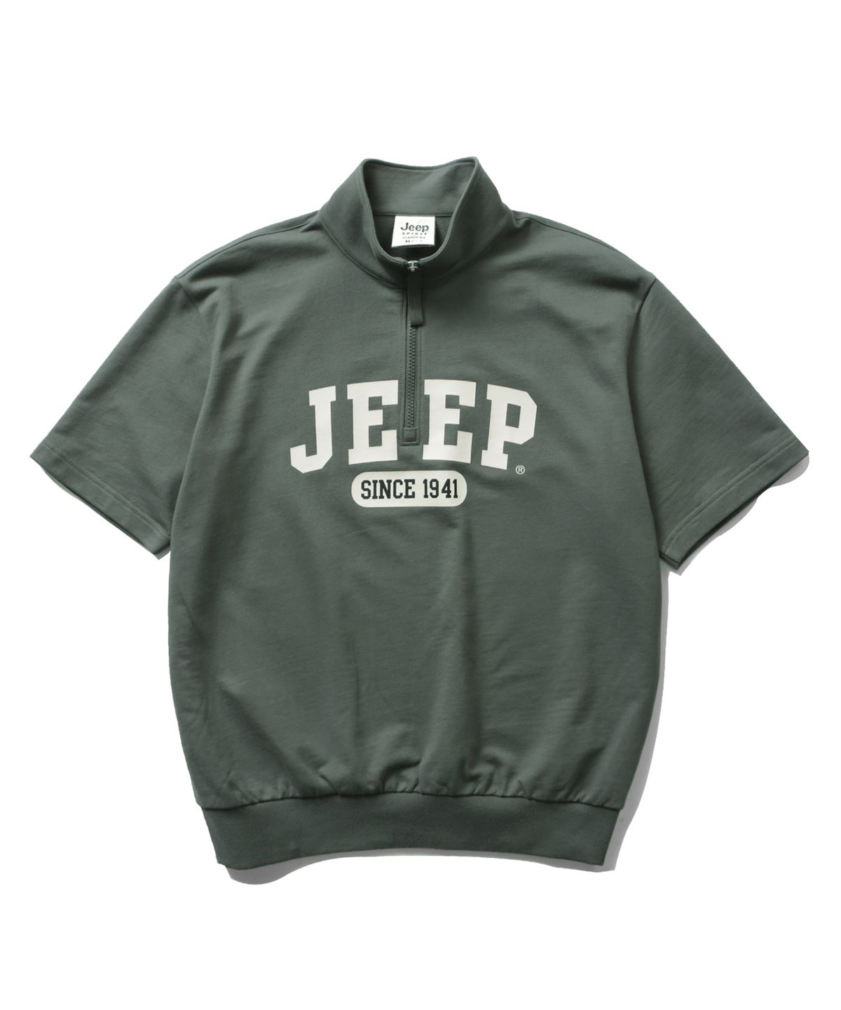 지프(JEEP) Gorpcore Big-logo Half Sleeves Sweats (JO5TSU150KH)