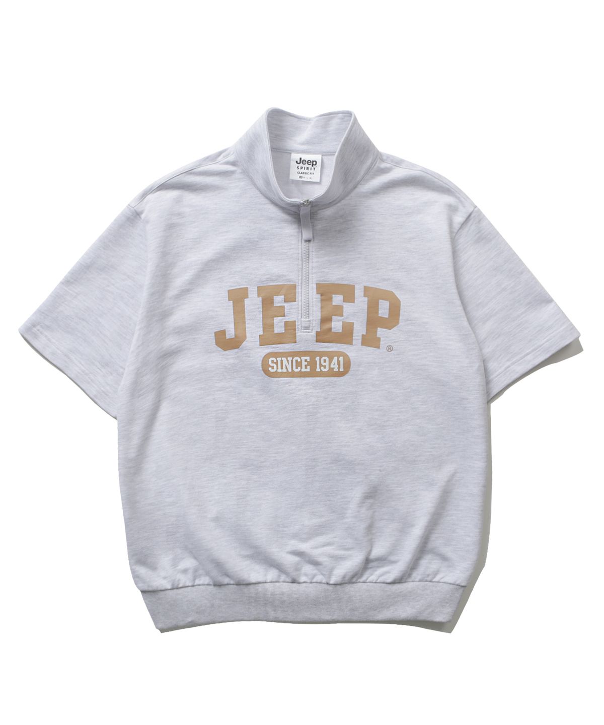 지프(JEEP) Gorpcore Big-logo Half Sleeves Sweats (JO5TSU150MW)