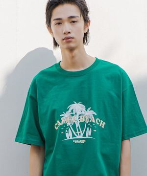 카멜 비치 반팔티셔츠(그린)