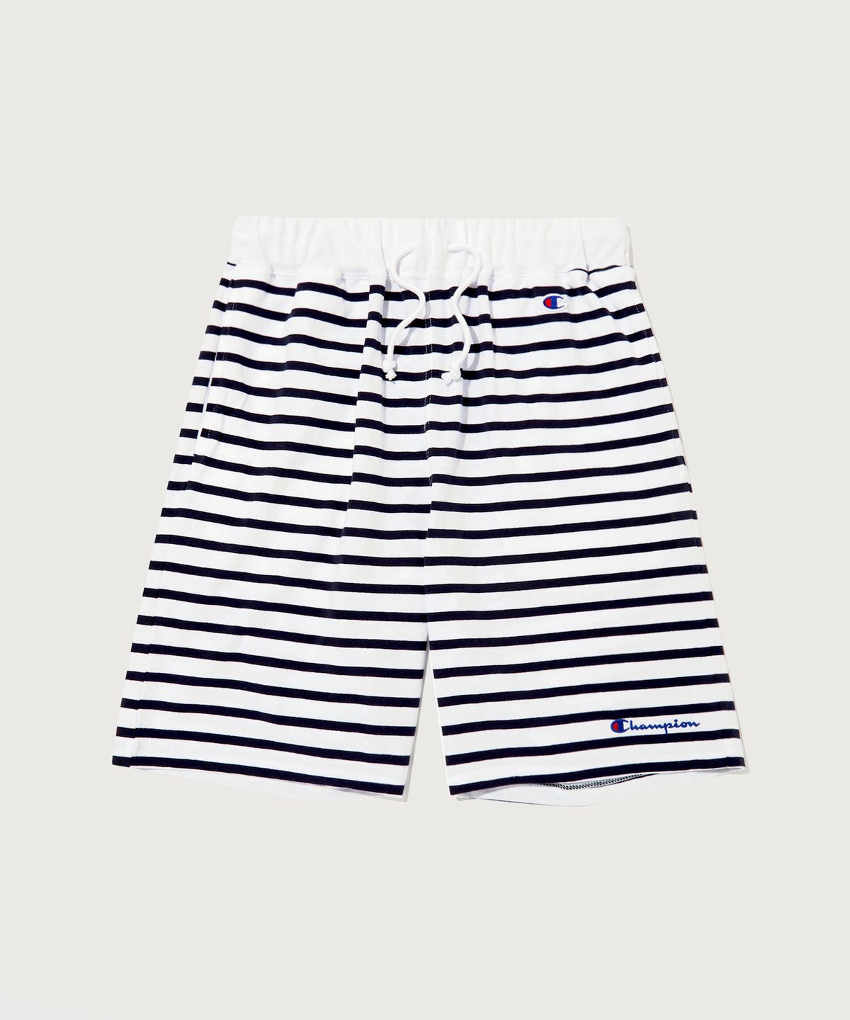 챔피온(CHAMPION) 스크립트 로고 HVW 보더 숏팬츠 White
