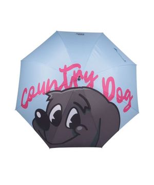 Country Dog Umbrella Sky Blue
